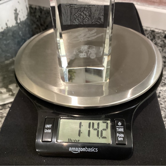 NASCAR - Tony Stewart - Home Depot - Cut Crystal Glass Collectible - Excellent - Picture 9 of 9